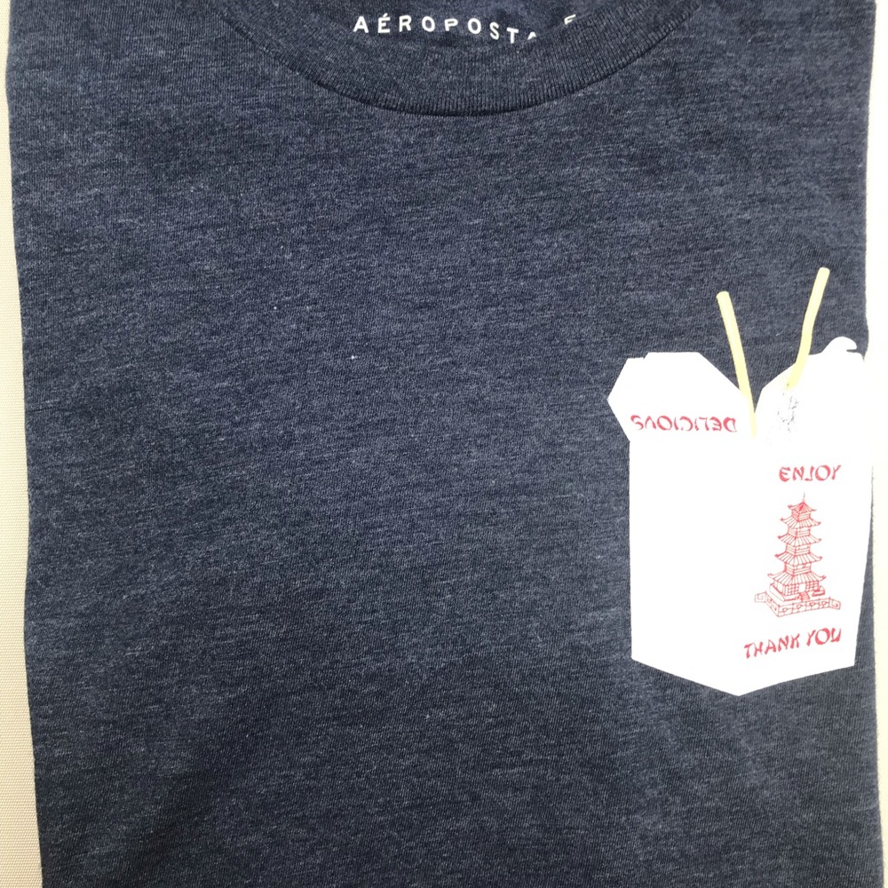 Aeropostale Men’s Blue T-Shirt sized Small. 60% Cotton 40% Polyester